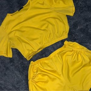2 Piece yellow summer set from SHEIN